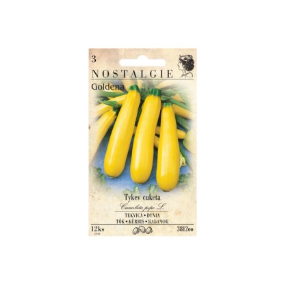Nostalgie Tekvica cuketa GOLDENA žltá