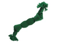Dog Fantasy Goods Pískací uzol s 2 knôtmi, zelený, 35 cm Dog Fantasy Goods Pískací uzol s 2 knôtmi, zelený, 35 cm