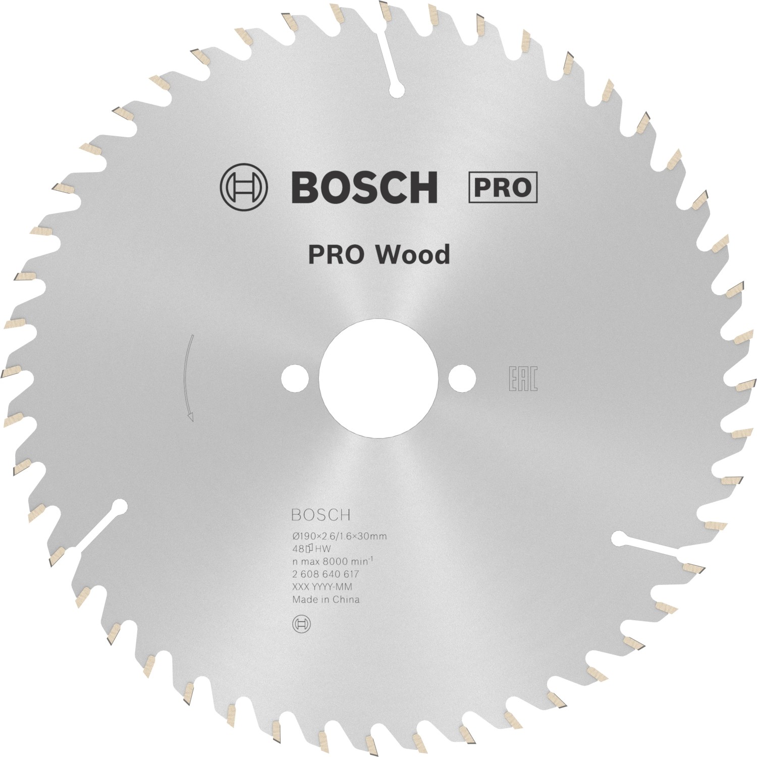 E-shop Bosch Pílový rezný kotúč PRO Wood, pr. 190 x 30 mm (z48)