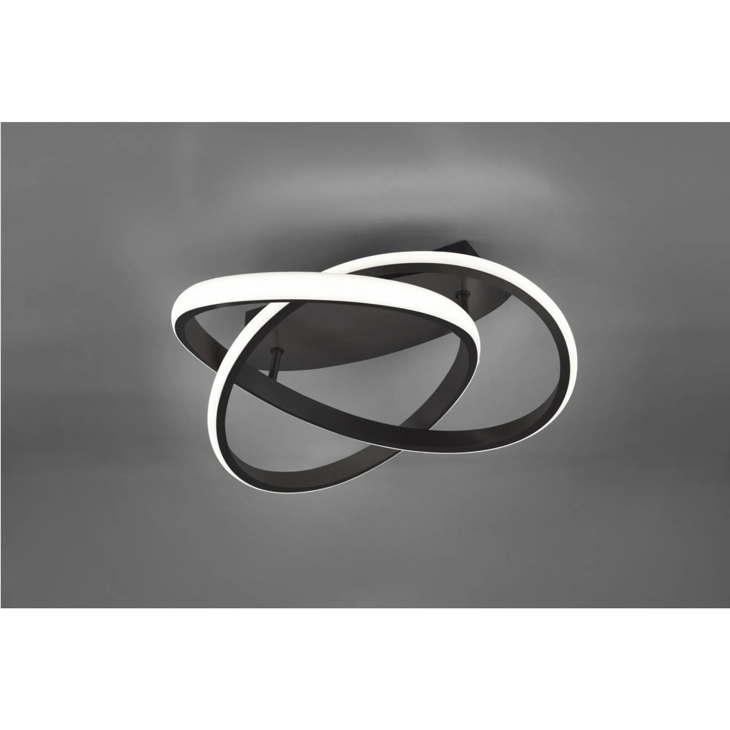 E-shop Reality Stropné LED svietidlo Course čierne matné