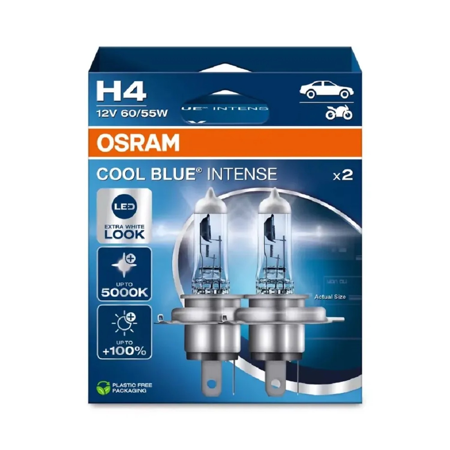 E-shop OSRAM Autožiarovka Cool Blue Intense (Next Gen) H4, 60/55W, 12V, 2 ks (HFB ECO)