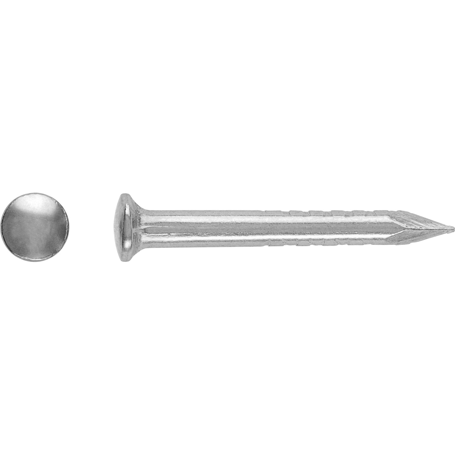 E-shop LUX-TOOLS Klinec s guľatou hlavou poniklovaný pr. 1,6 x 17 mm, 100 ks