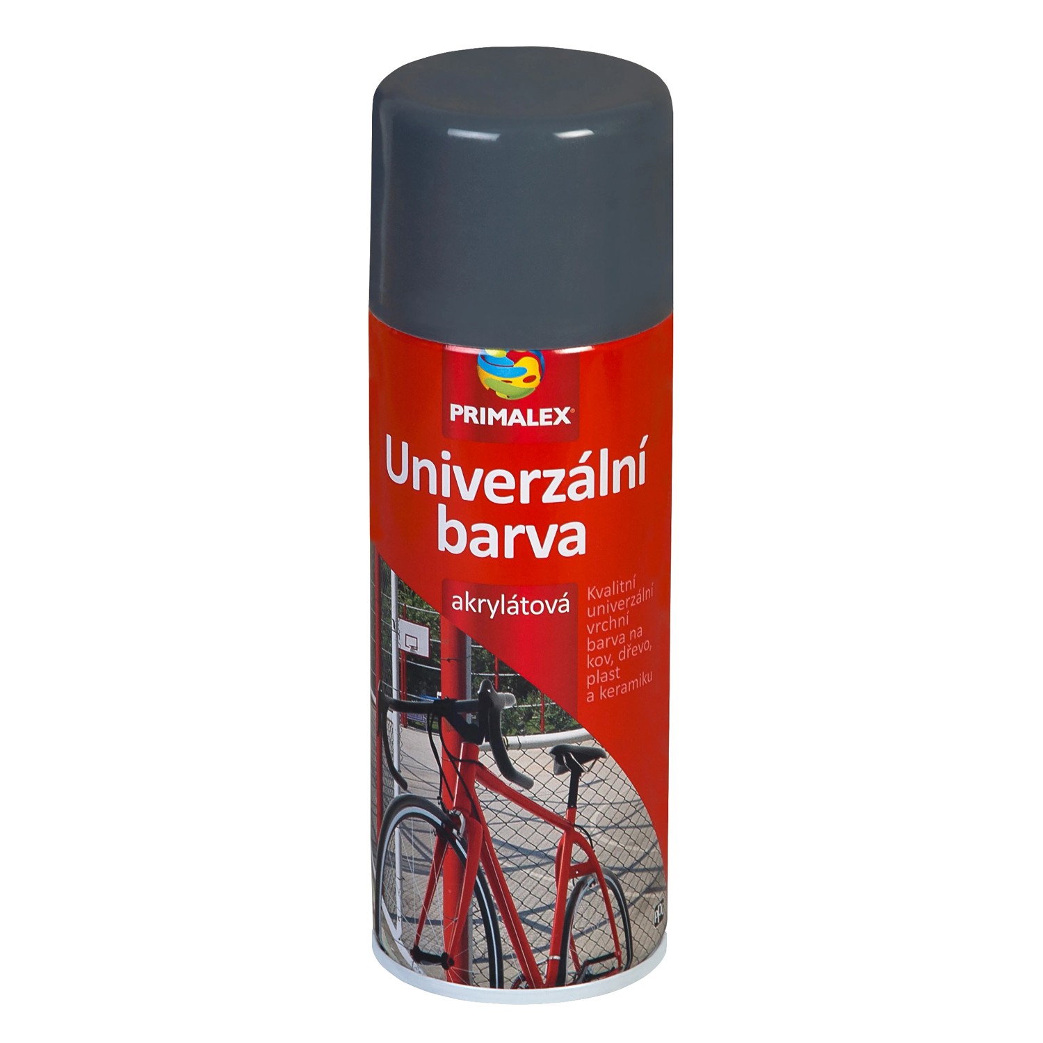 E-shop PRIMALEX Univerzálna farba v spreji RAL 7011 oceľová sivá 400 ml