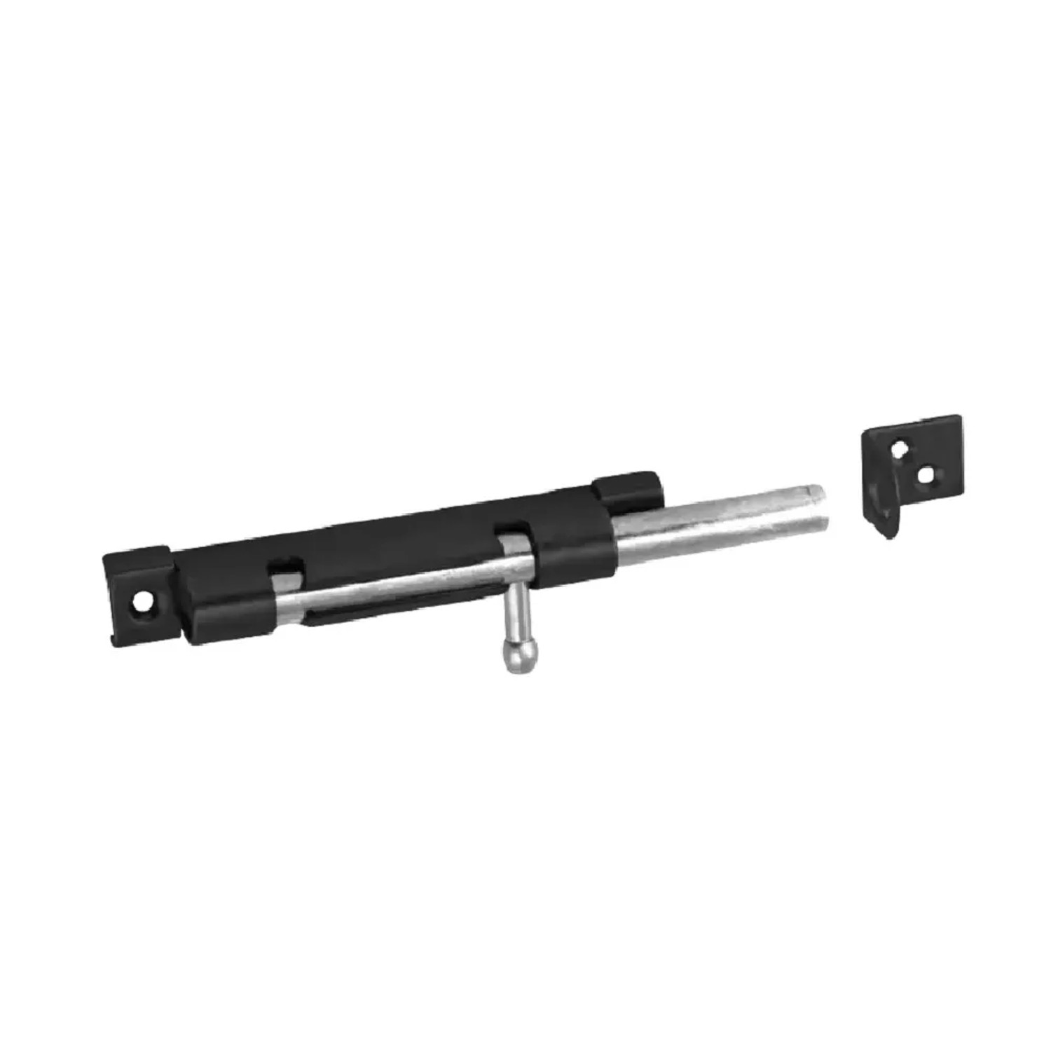 E-shop Domax Zástrč s okrúhlym jazdcom úzka WOS 100, čierna duplex, 100 x 10 mm
