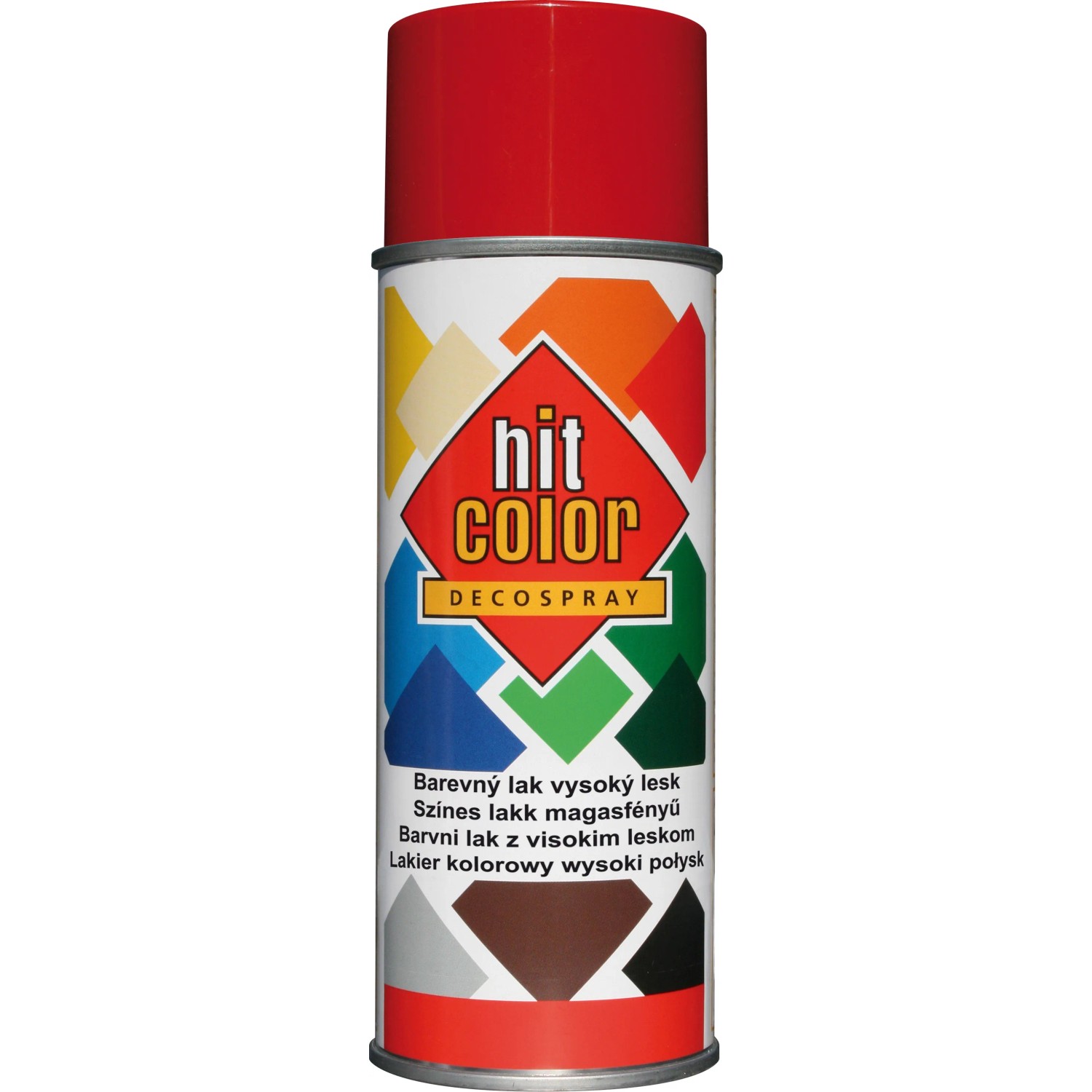 E-shop hitcolor Dekoratívny lak v spreji vysoký lesk homárovo červený 400 ml