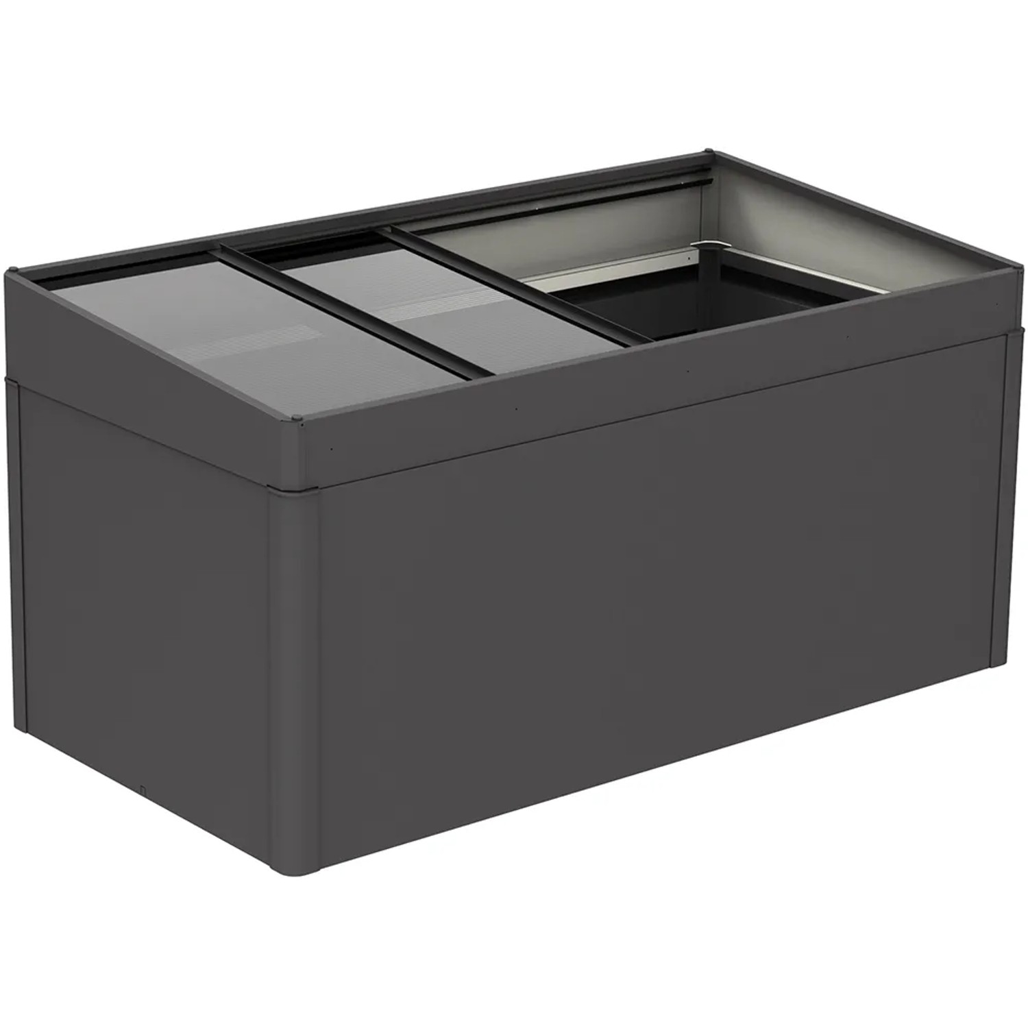 E-shop Biohort Parenisko pre vyvýšený záhon 2 x 1 tmavo sivé