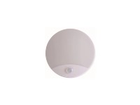 EURAKLES Stropné LED svietidlo DOROTA s pohyb. senzorom, 15 W, IP44, pr. 25 cm
