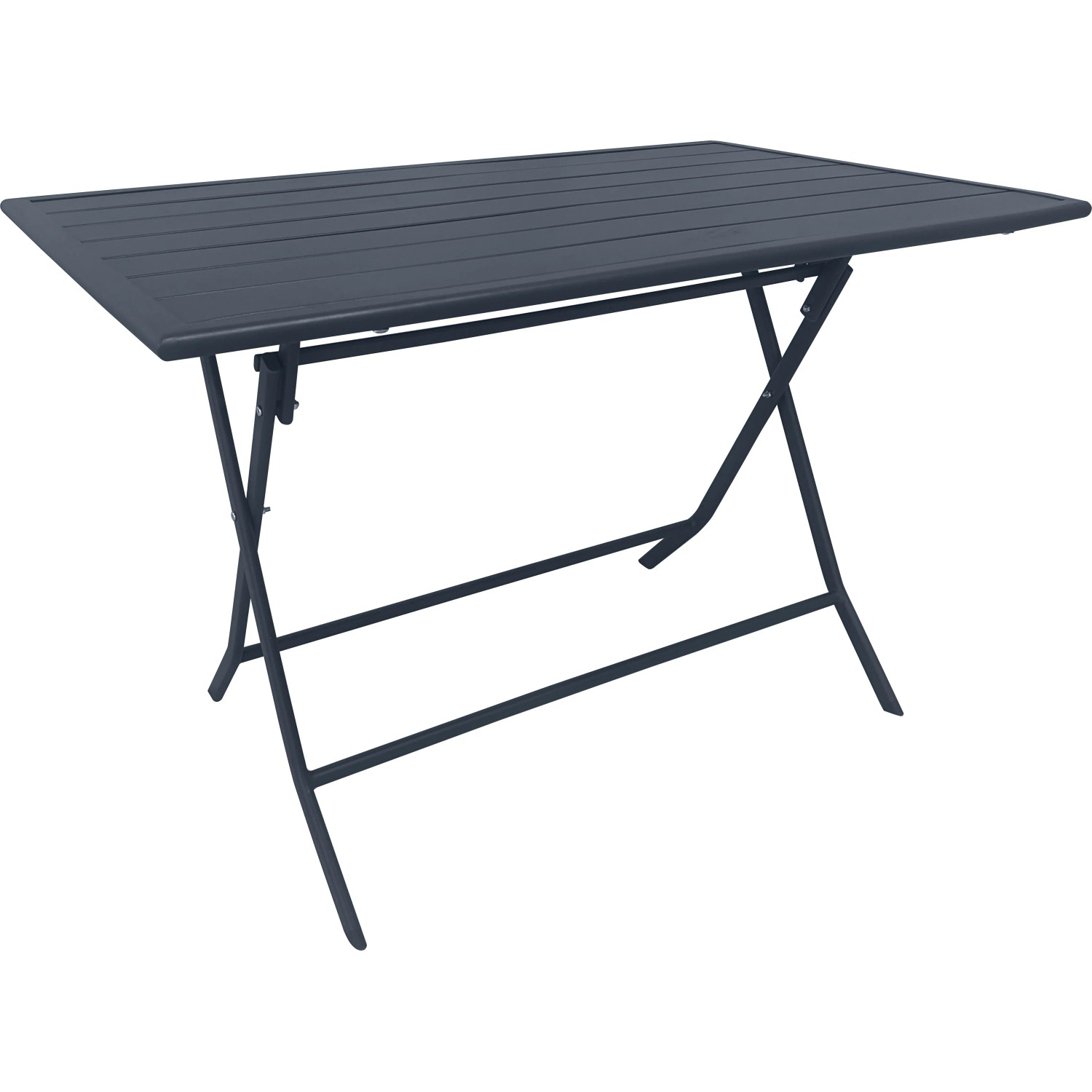 E-shop OBI Skladací stôl Toconao antracitový 110 x 70 x 70 cm