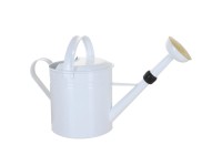 A.H.G. Záhradná kanva s kropítkom pozinkovaná, biela, 6,5 l