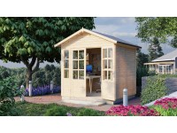 Bertilo Záhradný domček Teahouse, prírodný, 226 x 234 cm
