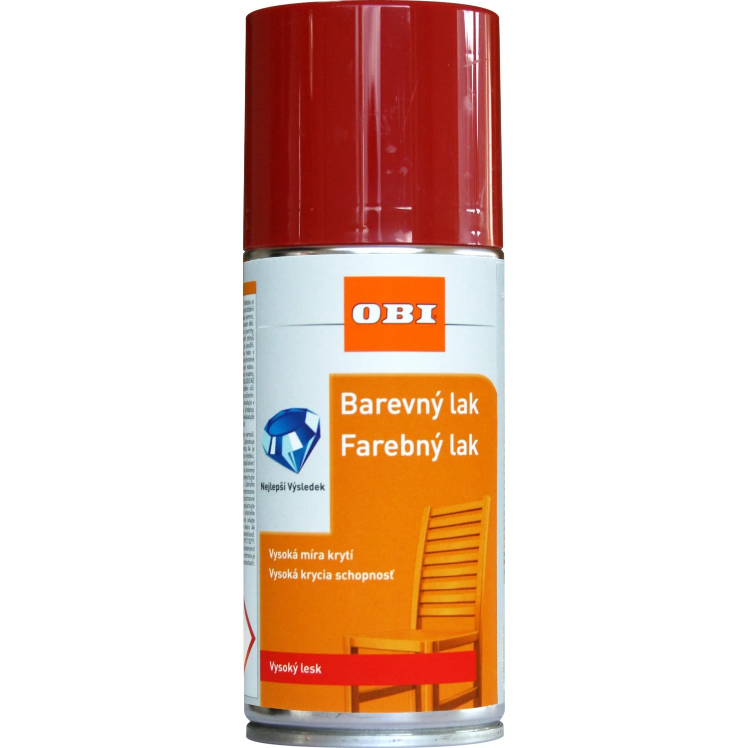 E-shop OBI Lak v spreji vysoko lesklý RAL 3000 ohnivo červená 150 ml