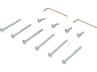 Montážna súprava pre 2-miestnu záhradnú lavicu Glendale 12-dielna