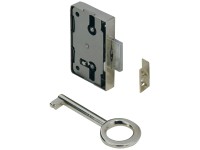 Hettich Zámok s drážkovanými zubami 60 mm x 48 mm x 8,7 mm pozinkovaná oceľ