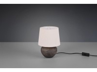 Reality Stolná lampa Lou hnedo-béžová