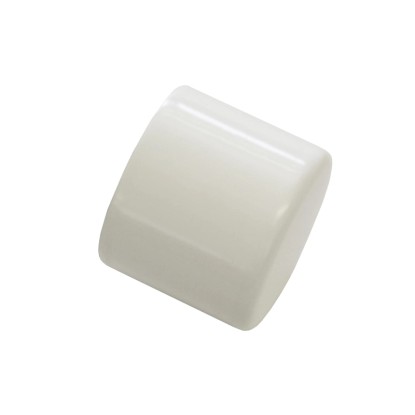 Gardinia Koncový kryt Chicago pr. 20 mm biely, 2 ks