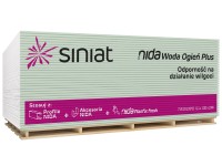 Siniat Sadrokartónová doska Nida, voda/oheň PLUS, 12,5 x 1200 x 2000 mm