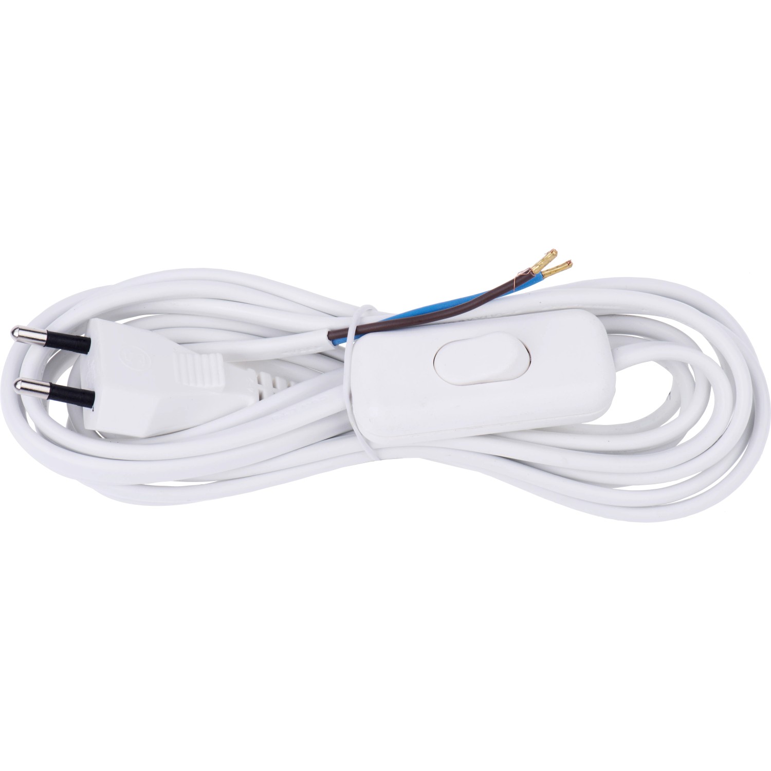 E-shop EMOS Flexo šnúra PVC s vypínačom 2 x 0,75 mm, 3 m