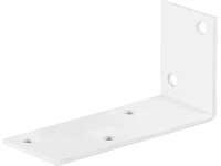 Konštrukčný uholník biely práškový nástrek 80 mm x 40 mm x 30 mm