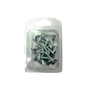 Balenie 25 ks nerezových skrutiek Spengler 4,5x35 mm na upevnenie strešných plechov.