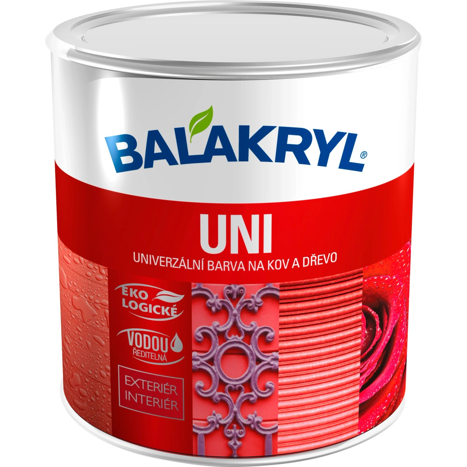 E-shop BALAKRYL Univerzálna farba na kov a drevo UNI LESK 0225 svetlo hnedá 0,7 kg