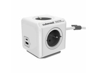 Cubenest Rozbočovač PowerCube Extended USB PD 20W, 4x zásuvka + USB A+C, sivá Cubenest Rozbočovač PowerCube Extended USB PD 20W, 4x zásuvka + USB A+C, sivá