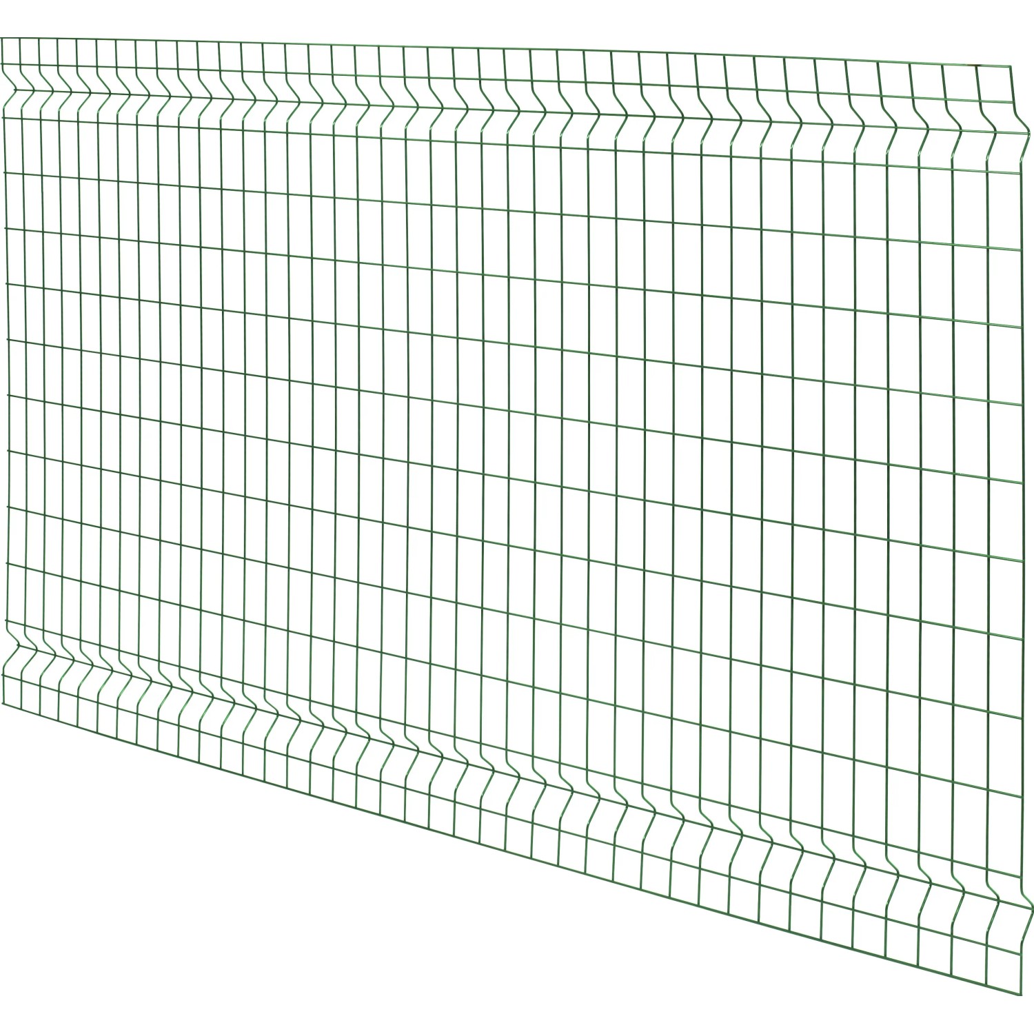 E-shop Jednoduché zvárané 3D pletivo zelená 120 x 200 cm