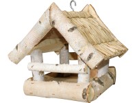 Kŕmidlo pre vtáky s doskovou strechou 19 cm x 19 cm Kŕmidlo pre vtáky s doskovou strechou 19 cm x 19 cm