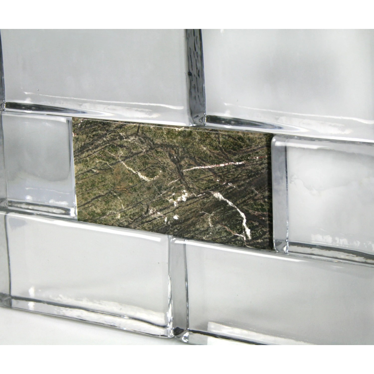 E-shop Fuchs Design Tvárnice Crystal Col. Nature Touch Rain Forest Green 20 x 10 x 5 cm