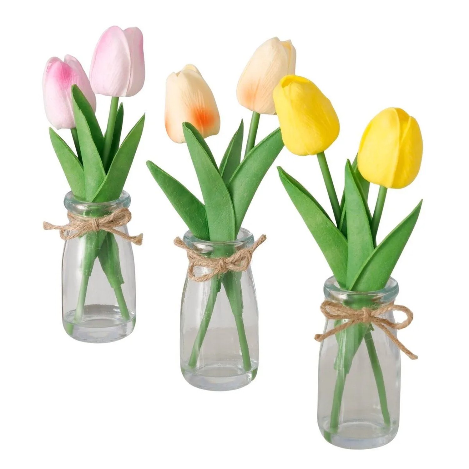 E-shop Boltze Umelá rastlina vo váze Tulip, rôzne druhy, pr. 5 x 23 cm, 1 ks