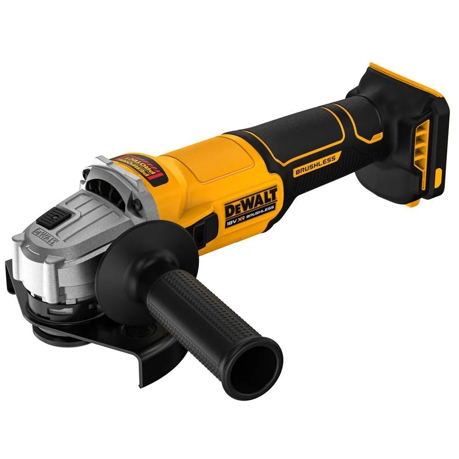 E-shop DeWALT 18V XR Aku bezuhlíková uhlová brúska DCG407N-XJ, 125 mm, Solo