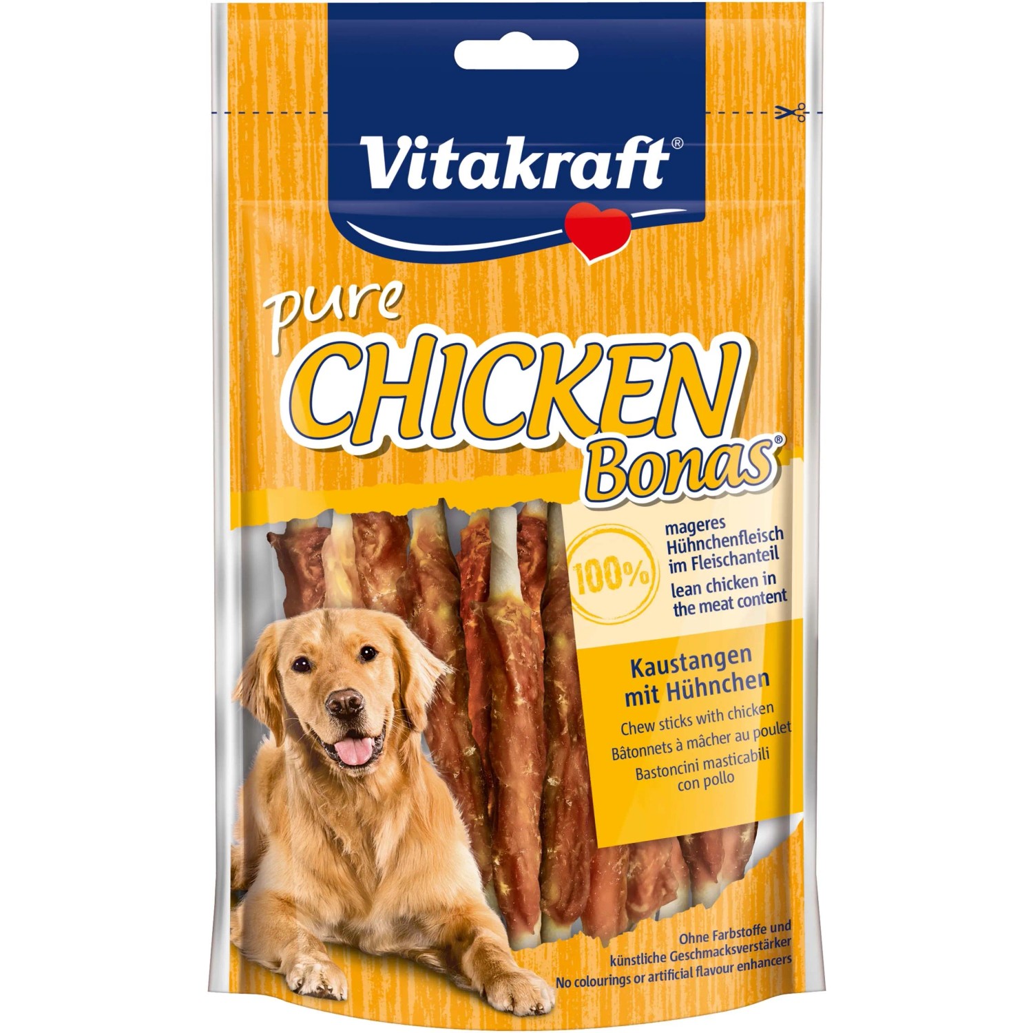 E-shop Vitakraft Pochúťka pre psov Pure Chicken Bonas 80 g