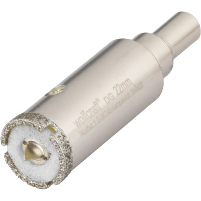 Wolfcraft Diamantová dierovacia píla Ceramic pre aku skrutkovač priemer 22 mm