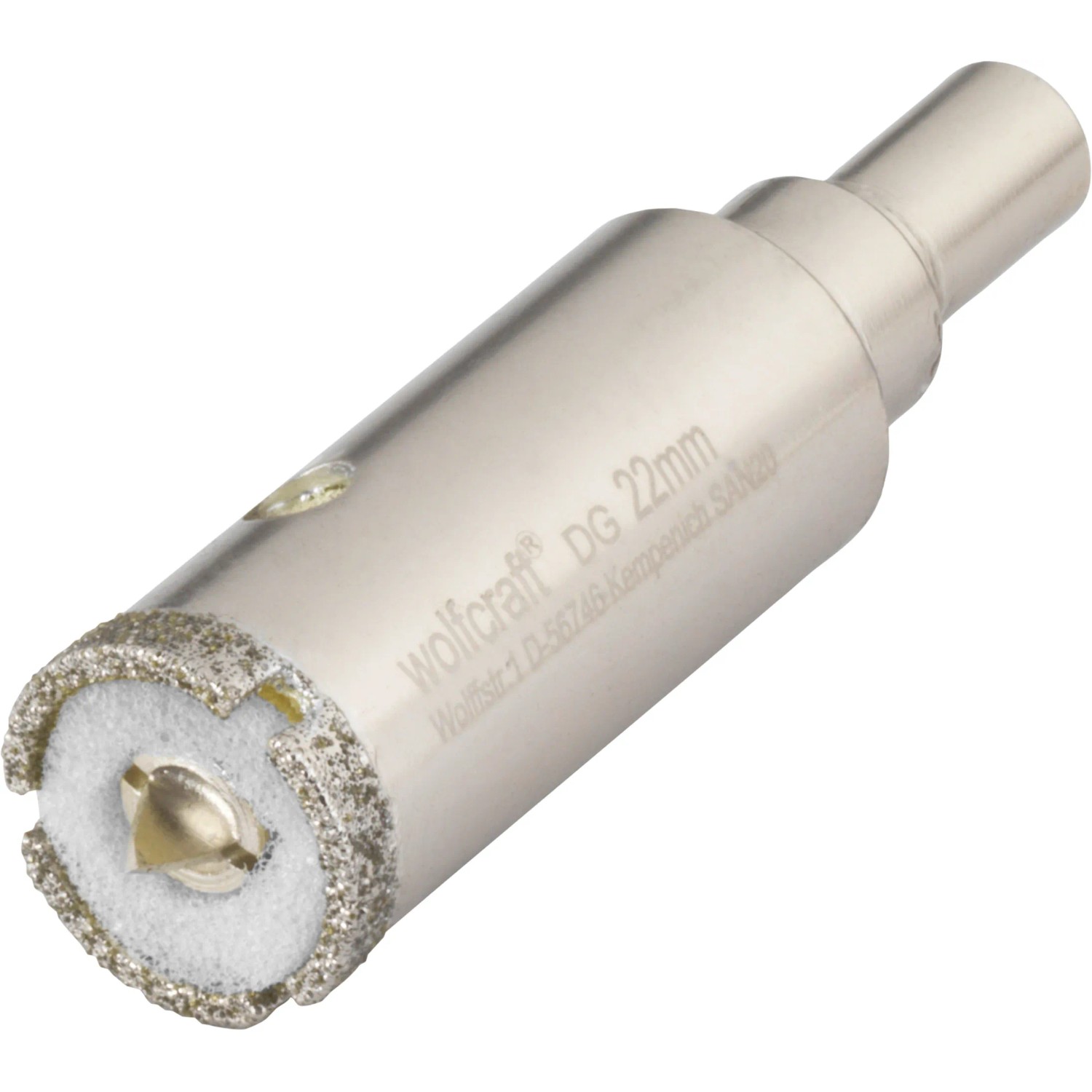 E-shop Wolfcraft Diamantová dierovacia píla Ceramic pre aku skrutkovač priemer 22 mm