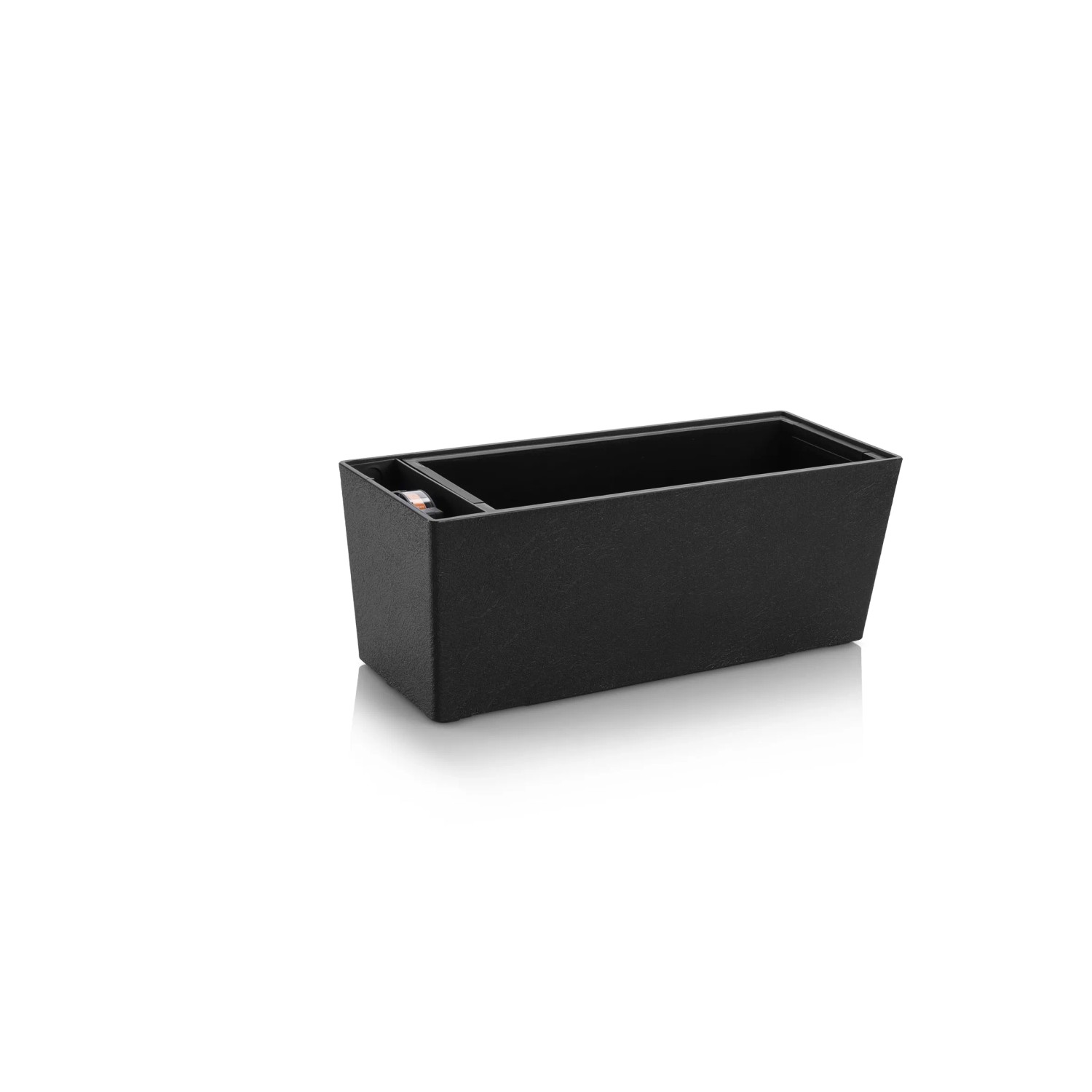 E-shop Plastkon Samozavlažovací kvetináč Supreme stone antracit, 50 cm