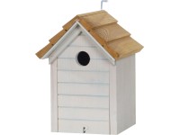 Vtáčia búdka so strieškou FSC  svetlosivá/hnedá