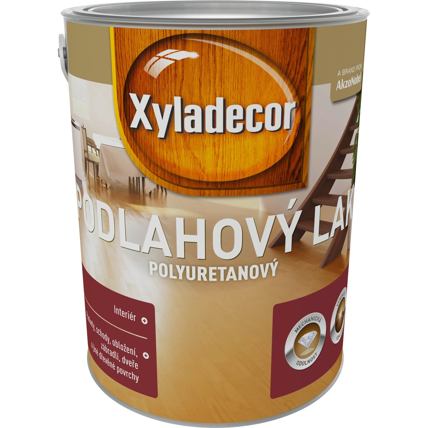 E-shop Xyladecor Podlahový lak polyuretanový polomatný 5 l
