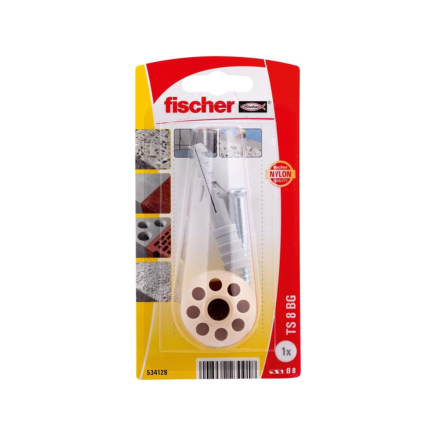 E-shop Fischer Dverná zarážka TS 8 K NV béžová