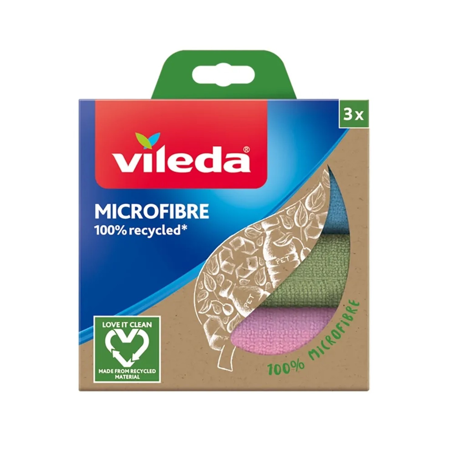 E-shop Vileda Mikrohandrička z recyklovaných vlákien 3 ks