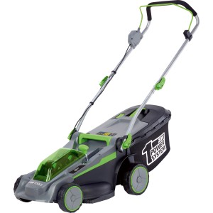 Akumulátorová kosačka LUX-TOOLS A-RM-2x20/37 set s 2 batériami, šírka záberu 37 cm.