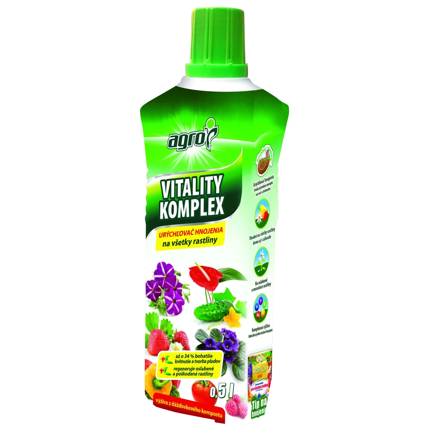 E-shop AGRO Hnojivo Vitality komplex - probiotikum 0,5 l