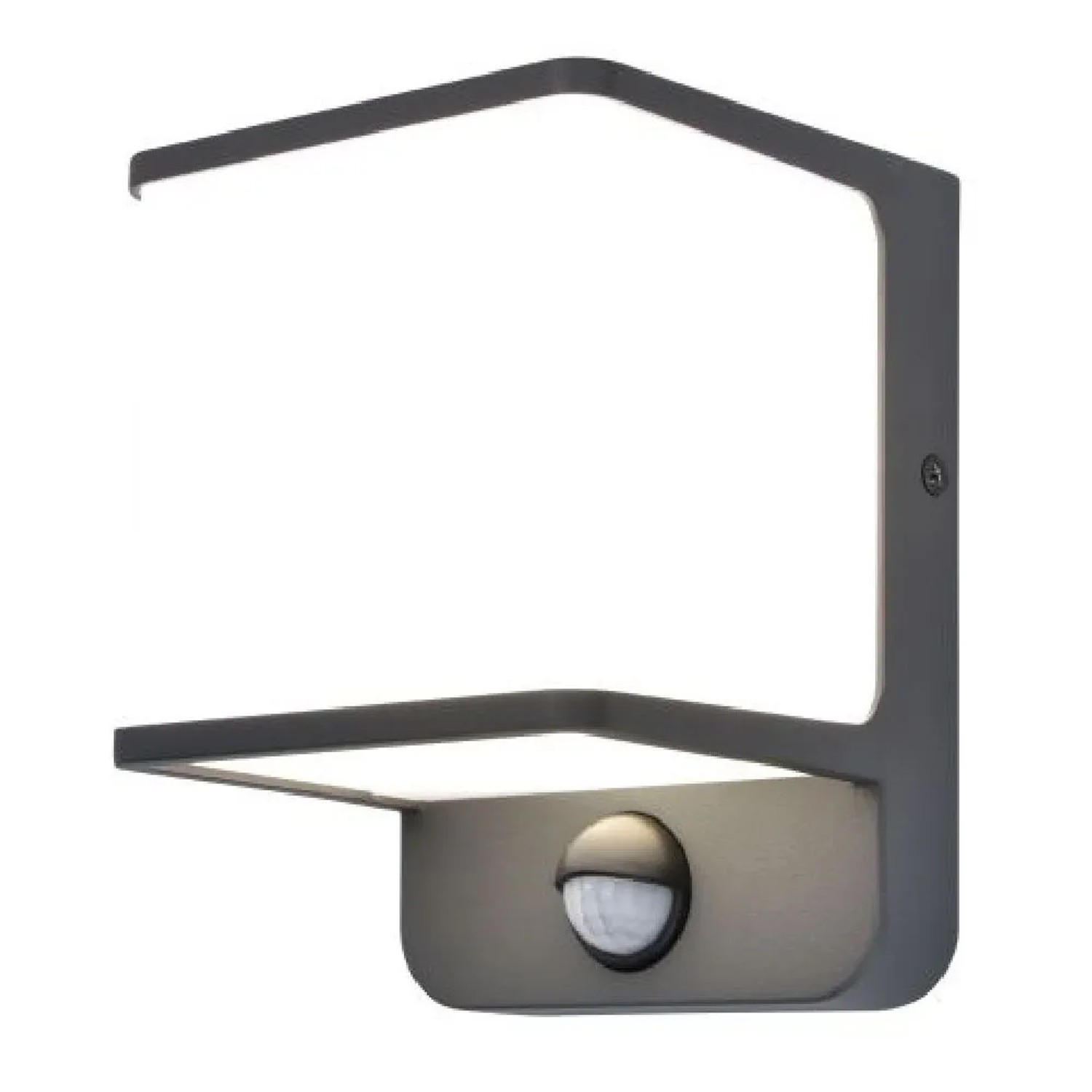 Lutec Nástenné svietidlo DOBLO so senzorom IP54 14W 1930lm 4000K 11x10,3x14,6 cm