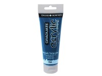 Daler Rowney Akrylová farba GRADUATE phthalo tyrkysová, 120 ml