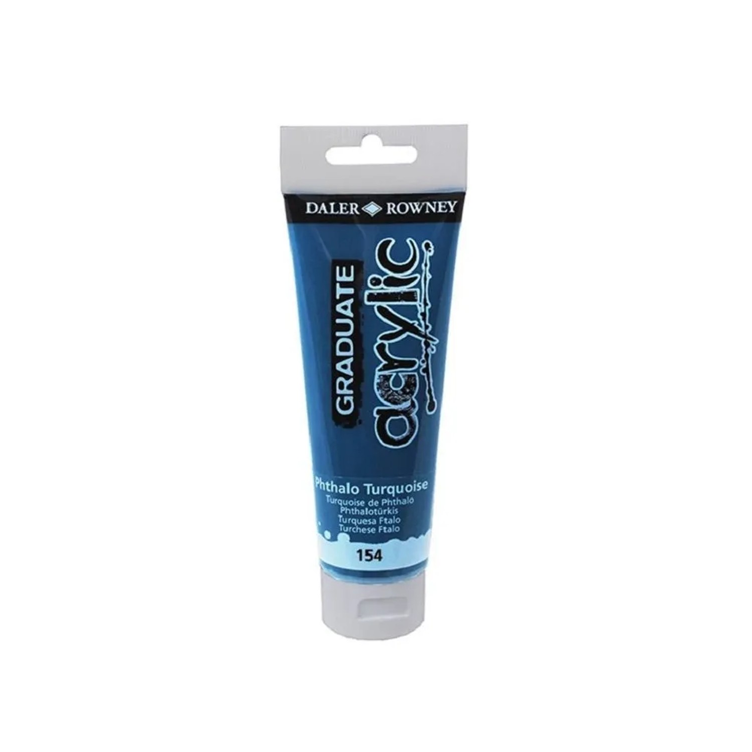 E-shop Daler Rowney Akrylová farba GRADUATE phthalo tyrkysová, 120 ml