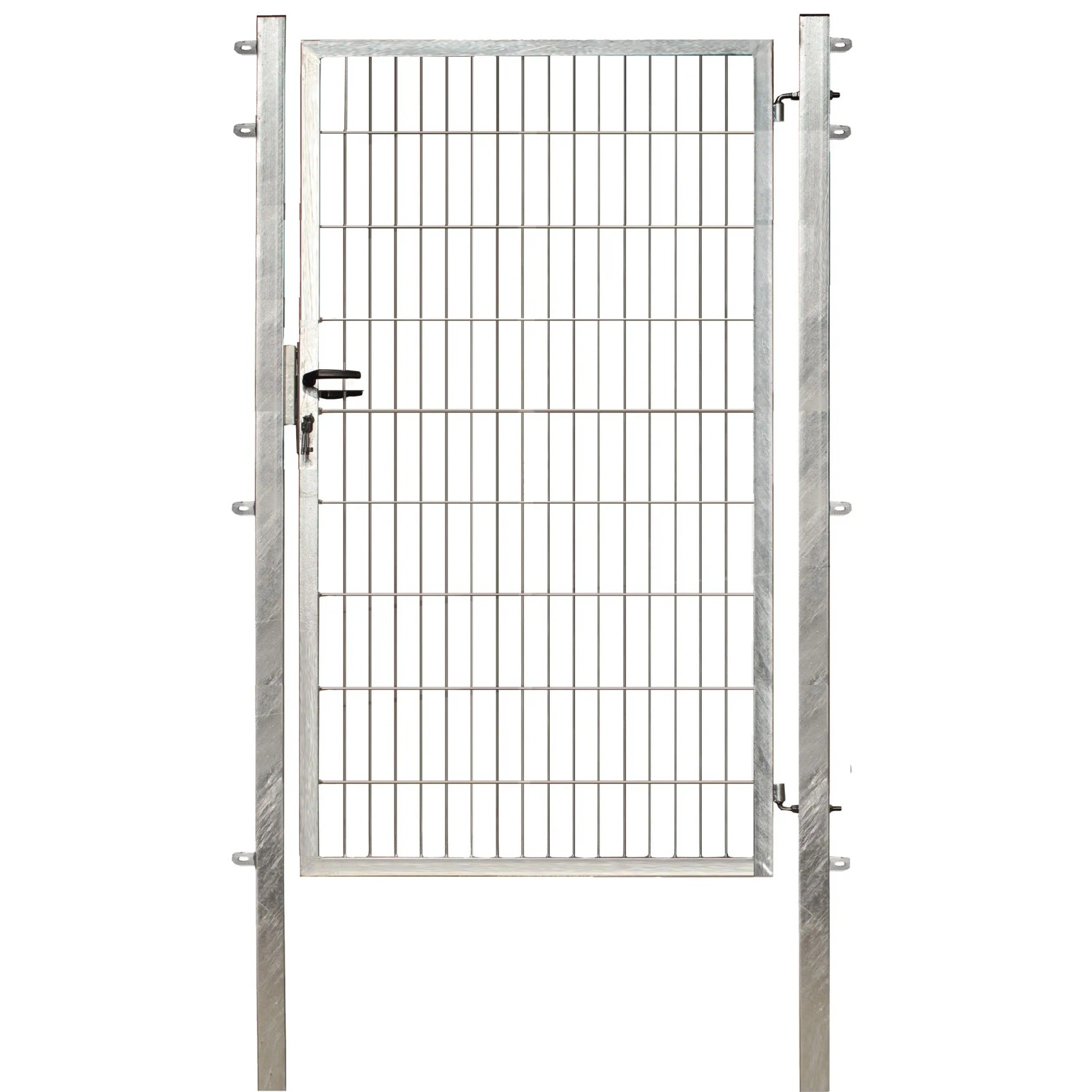 E-shop Jednokrídlová bránka Comfort pre plot zo zváraného pletiva pozink. 180 x 100 cm