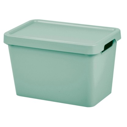 Tontarelli Úložný box s vekom MAYA zelený 6,4 l