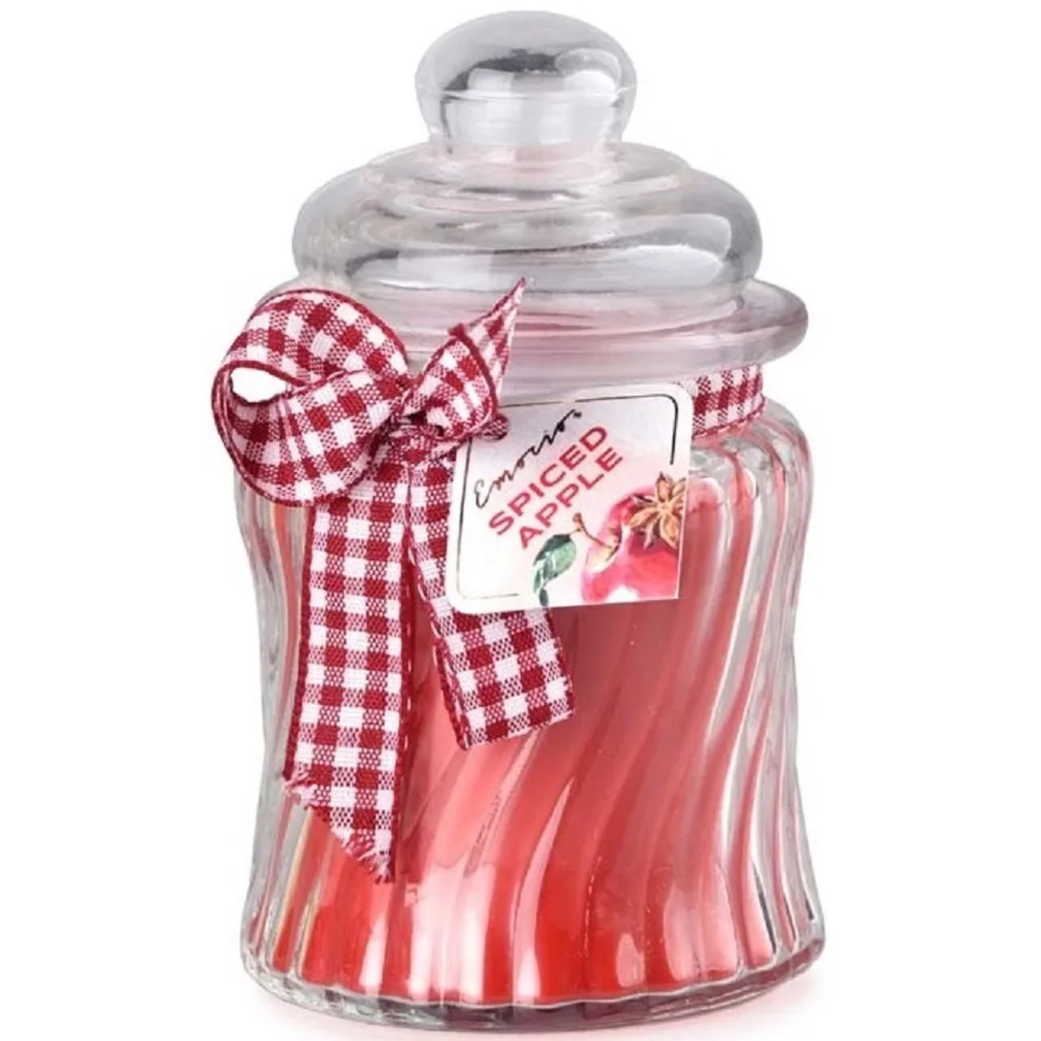 E-shop Emocio Vonná sviečka v skle s viečkom Spiced Apple 485 g
