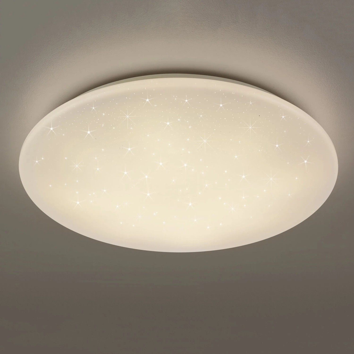 E-shop Reality Stropné LED svietidlo Kato s efektom hv.oblohy, 3000-5500 K, pr. 60 cm