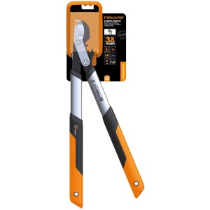 Fiskars Bypass prevodové nožnice na konáre PowerGearX LX92-S, záhradné nožnice s prevodom pre konáre do priemeru 38 mm.