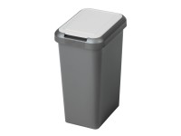 Tontarelli Odpadkový kôš Touch & Lift, biela/čierna, 9 l