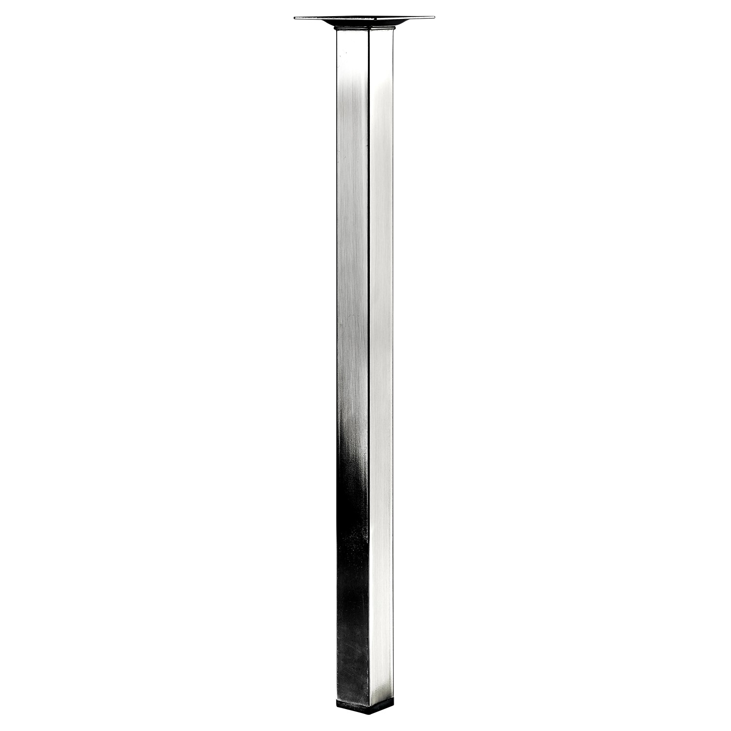E-shop Hettich Nábytková noha hranatá, nerez, 25 x 25 x 400 mm